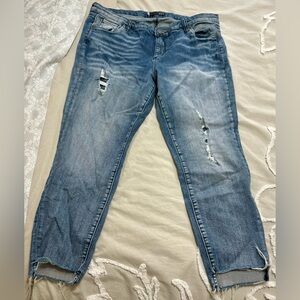 Lot of 2 pairs Kut From the Kloth Denim Jeans, Cropped, Plus Size 16W
